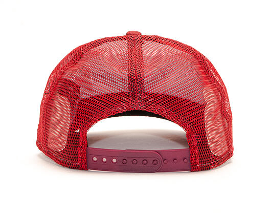 Dětská Kšiltovka New Era 9FORTY Trucker Script Child Optic White / Red Snapback