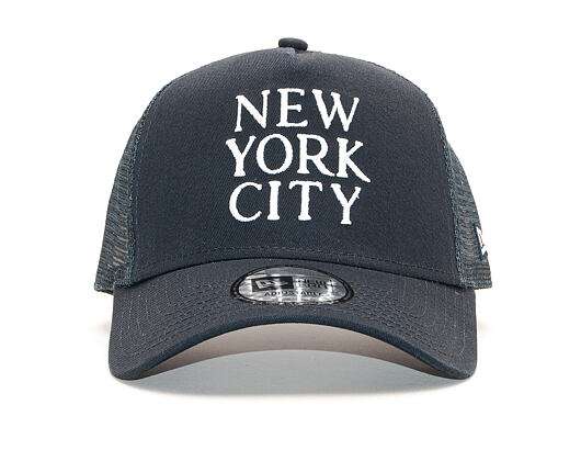 Kšiltovka New Era 9FORTY Trucker Destination Navy / Optic White Snapback