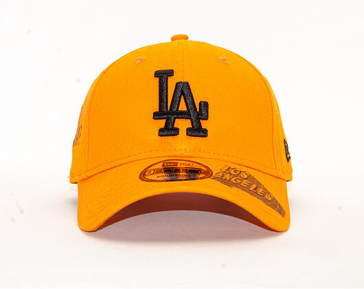 Kšiltovka New Era 9FORTY Hard Bootleg Neon Los Angeles Dodgers Orange Strapback