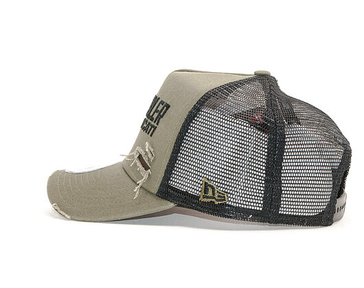 Kšiltovka New Era 9FORTY Trucker Ducati Scrambler Distressed New Olive Snapback