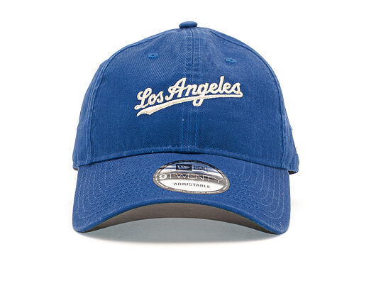 Kšiltovka New Era 9TWENTY Vintage Los Angeles Dodgers Dark Royal / Stone Strapback