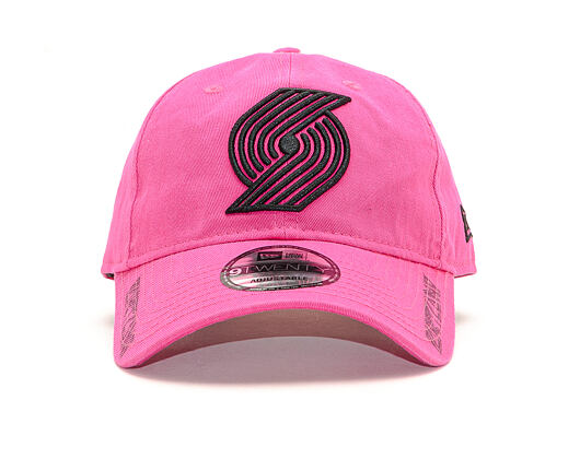 Kšiltovka New Era 9TWENTY Hard Bootleg Neon Portland Trail Blazers Beetroot Purple Strapback
