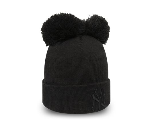 Kulich New Era New York Yankees Double Pom Cuff Knit Black/Black
