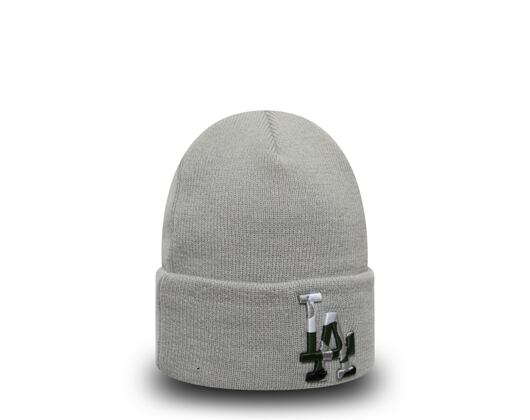 Dětský Kulich New Era Los Angeles Dodgers Camo Infill Knit Gray Youth