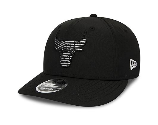 Kšiltovka New Era 9FIFTY Chicago Bulls Monotape PC Black