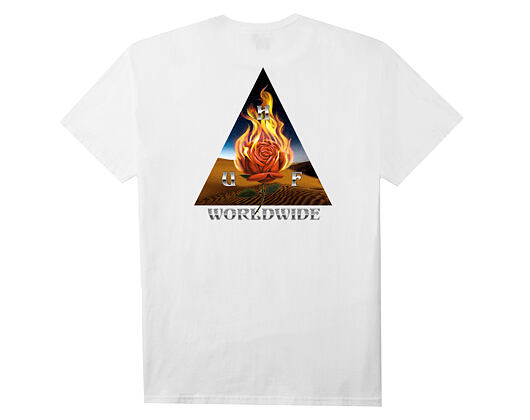 Triko HUF Ember Rose Tee White