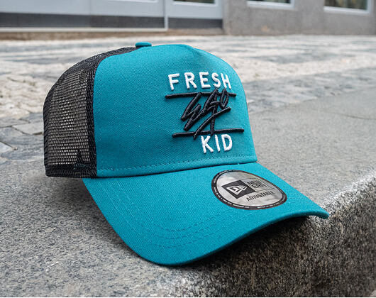 Kšiltovka New Era 9FORTY A-Frame Trucker Core Fresh Ego Kid Teal/Black