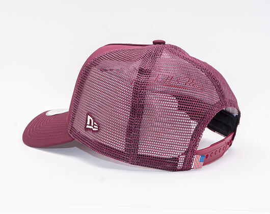 Kšiltovka New Era 9FORTY Trucker Contemporary US Flag Burgundy
