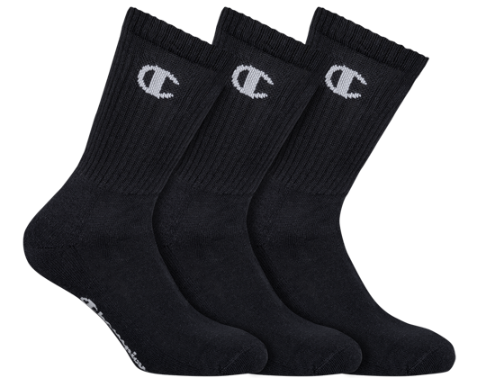 Ponožky Champion 3P CREW SOCKS LEGACY Black