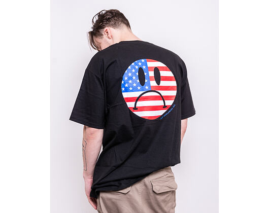Triko HUF Bummer USA Black