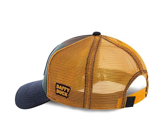 Kšiltovka Capslab - Trucker Looney Tunes - Daffy Duck v.3 Trucker Camo / Yellow