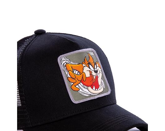 Kšiltovka Capslab Trucker - Looney Tunes - Taz - Black