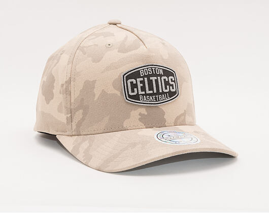 Kšiltovka Mitchell & Ness Boston Celtics 612 Khaki/Camo