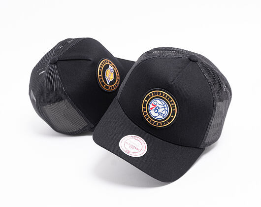 Kšiltovka Mitchell & Ness Philadelphia 76ers 631 Hickory Black Trucker