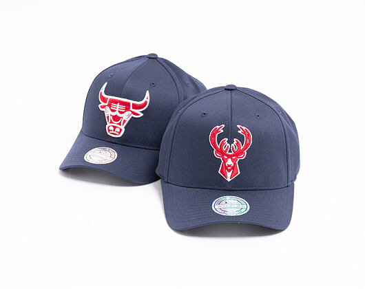 Kšiltovka Mitchell & Ness Milwaukee Bucks 624 Navy/Red/White