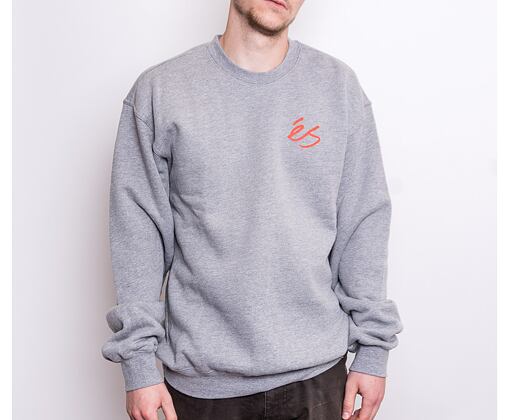 Mikina éS Script Crew Fleece GREY HEATHER