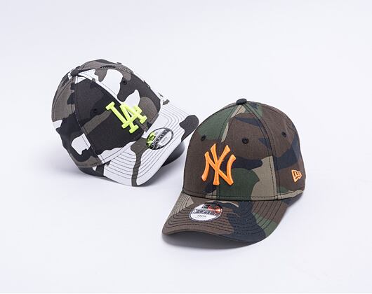 Dětská kšiltovka NEW ERA 940K MLB Camo essential kids Los Angeles Dodgers