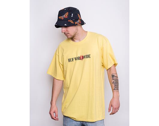 Triko Huf Vs Godzilla Classic H SS T-Shirt Yellow