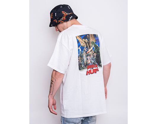 Triko Huf Vs Godzilla Destoy All Monsters SS T-Shirt White