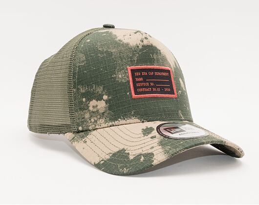 Kšiltovka New Era 9FORTY A-FRAME Trucker Ripstop Camo Brown