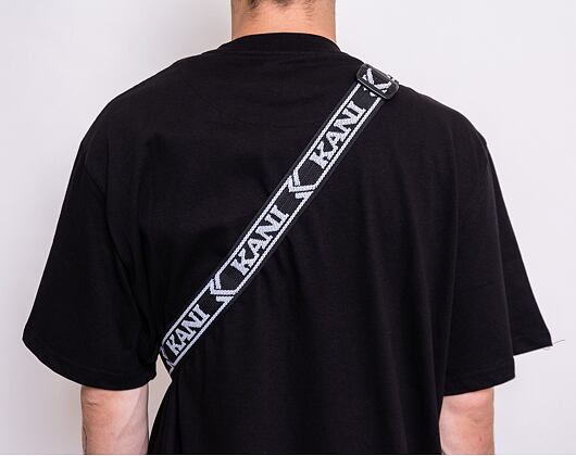 Ledvinka Karl Kani Signature Tape Hip Bag Reflective Silver 4004159