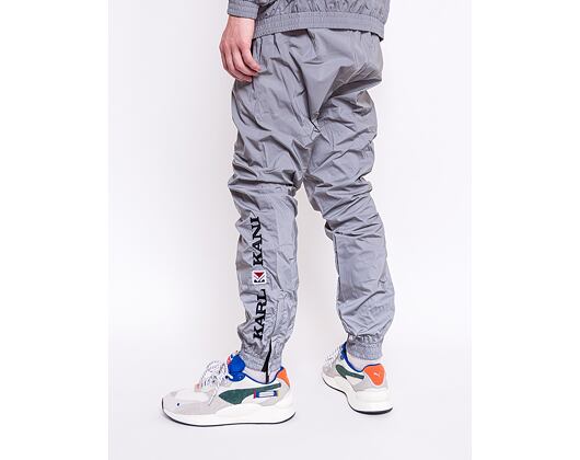 Kalhoty Karl Kani Retro Reflective Trackpants Silver - 6006128