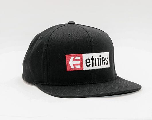 Kšiltovka ETNIES Corp Box Mix Snap 001 BLACK