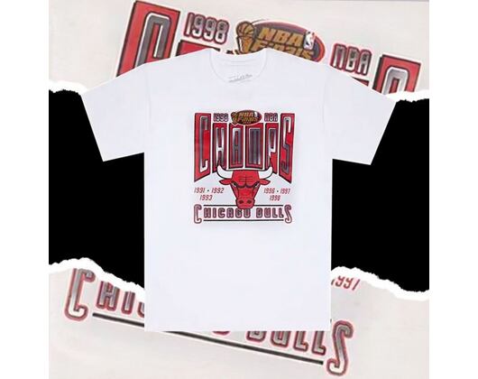 Triko Mitchell & Ness Chicago Bulls "Last Dance" 96 Champs White