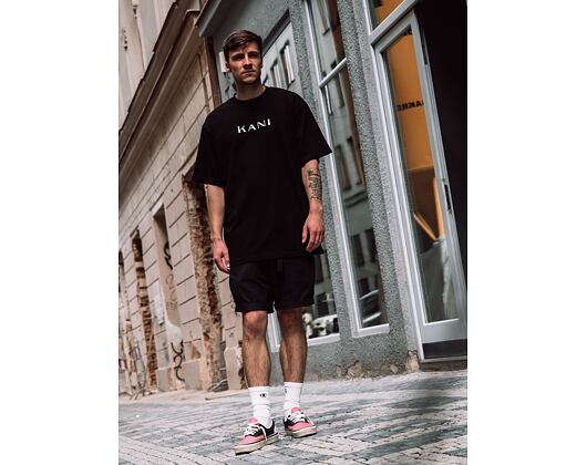 Triko Karl Kani Retro Tee Black - 6069905