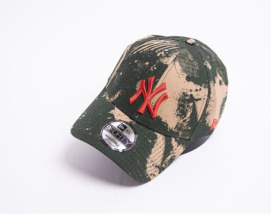 Kšiltovka New Era 9FORTY MLB Blurr Camo 9FORTY New York Yankees Brown