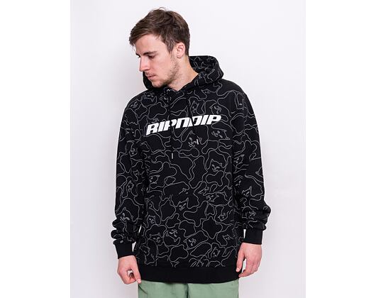 Mikina RIP N DIP Line Camo Hoodie Black