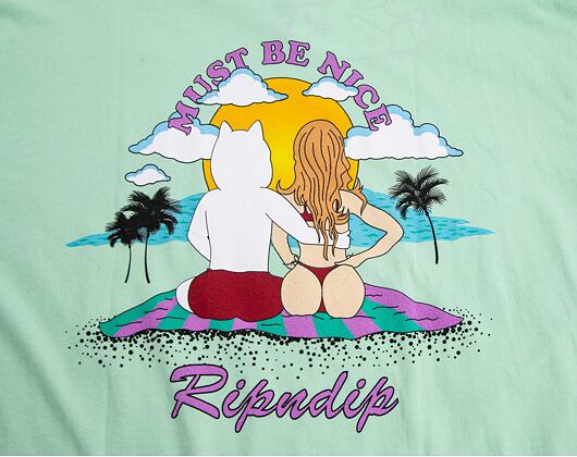 Triko RIP N DIP Suns Out Buns Out Tee Teal