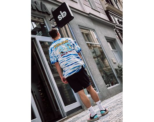 Triko RIP N DIP Hang 10 Tee Blue & White Stripe Dye