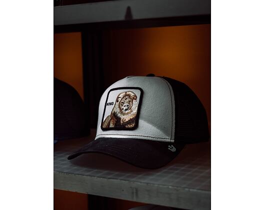 Kšiltovka Goorin - Trucker King - Black/White