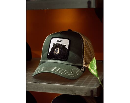 Kšiltovka Goorin - Trucker Drew Bear - Olive