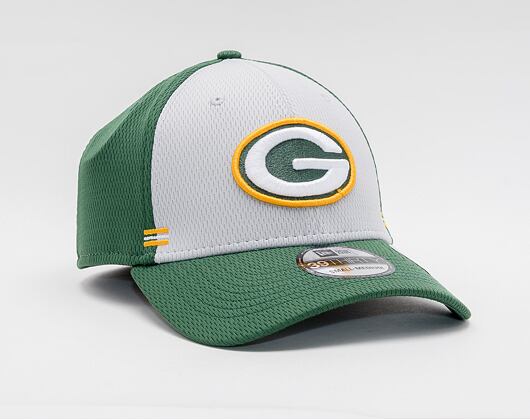 Kšiltovka New Era 39THIRTY NFL20 Sideline Home Green Bay Packers Stretch Fit Team Color