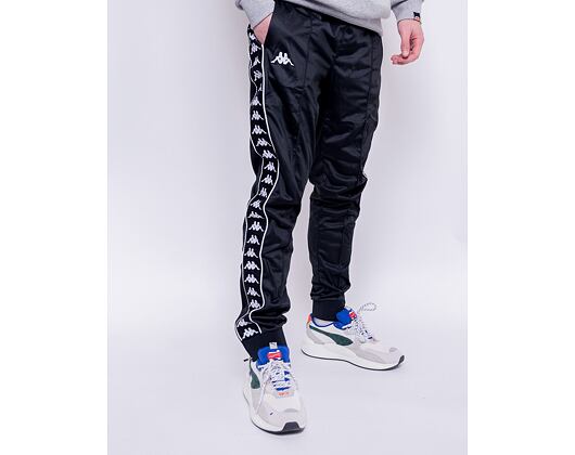Tepláky Kappa 222 Banda Rastoria Slim 303KUC0 A24 Black/White