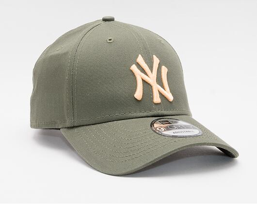 Kšiltovka New Era 9FORTY Color Essential New York Yankees Strapback New Olive / EKQ