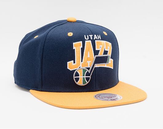 Kšiltovka Mitchell & Ness Team Arch Snapback Utah Jazz