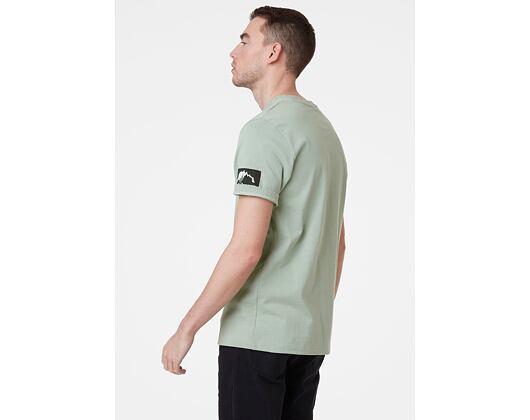 Triko Helly Hansen YU Twin Logo T-Shirt 484 Eucalyptus