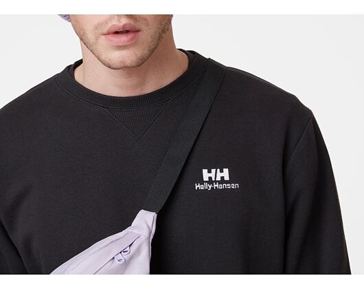 Mikina Helly Hansen YU Crew Sweater 990 Black