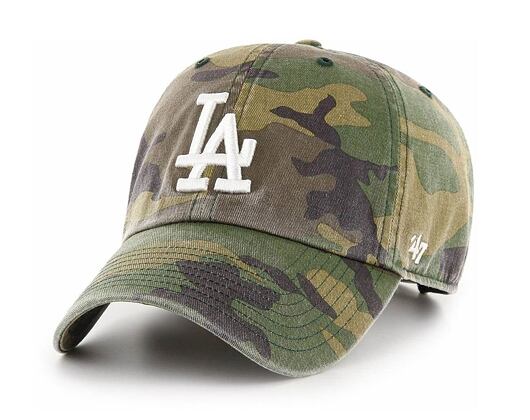 Kšiltovka 47 Brand Los Angeles Dodgers Camo Clean Up