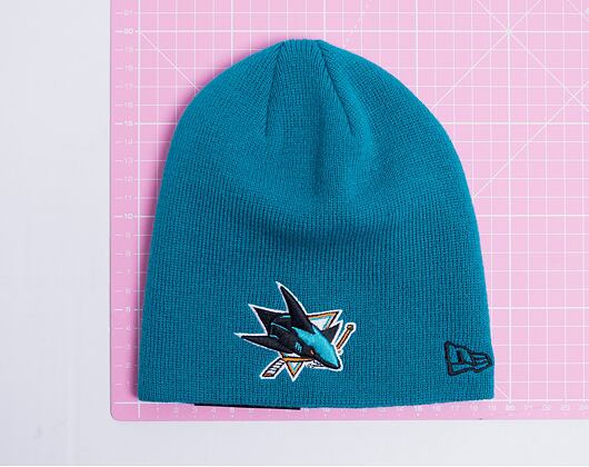 Dětský kulich New Era SMU Kids NHL Skull Knit San Jose Sharks