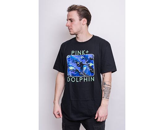 Triko Pink Dolphin Crossroads Portrait Tee Black