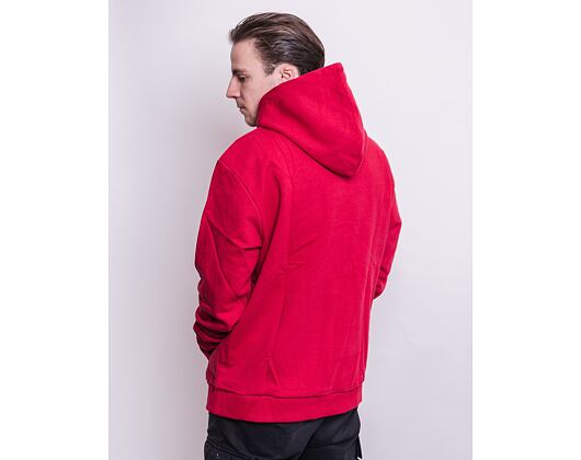 Mikina Karl Kani Small Signature Box Hoodie Dark Red 6093157