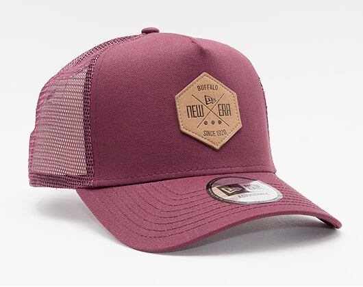 Kšiltovka New Era 9FORTY A-Frame Trucker Heritage Patch Snapback Maroon