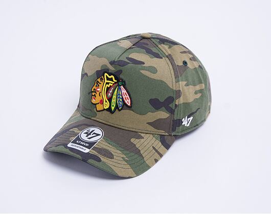 Kšiltovka 47 Brand A-Frame Chicago Blackhawks Grove Snapback Camo