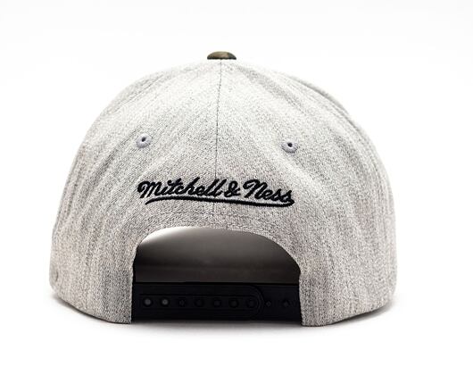 Kšiltovka Mitchell & Ness INTL851 Milwaukee Bucks Heather Camo 110 Snapback