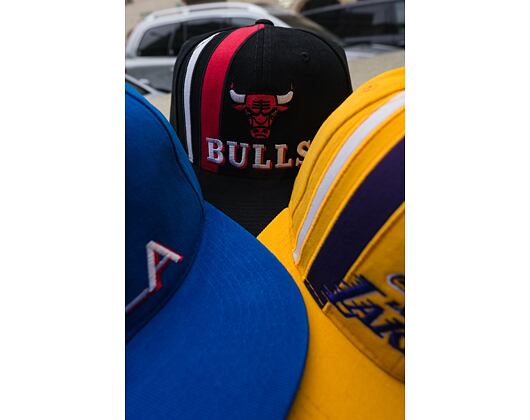 Kšiltovka Mitchell & Ness INTL847 Los Angeles Lakers Time Stripe Deadstock