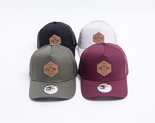 Kšiltovka New Era 9FORTY A-Frame Trucker Heritage Patch Snapback Black